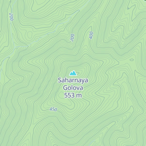 Map of Saharnaya Golova