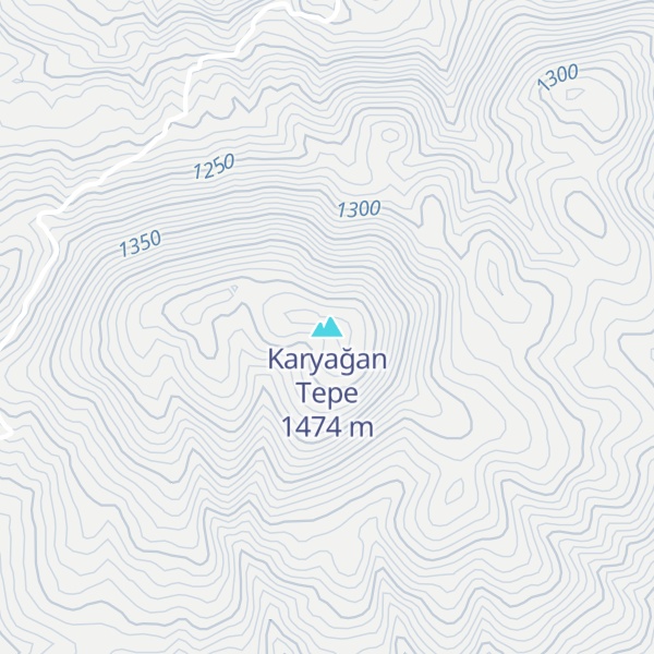 Map of Karyağan Tepe