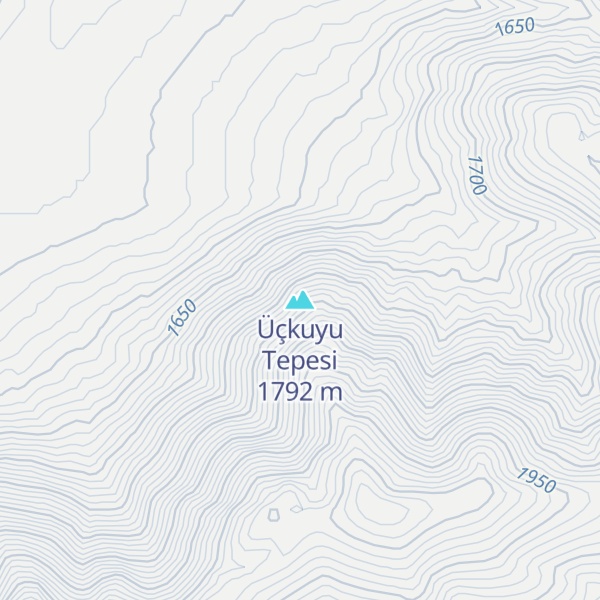 Map of Üçkuyu Tepesi