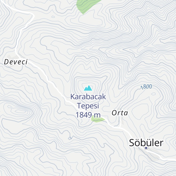 Map of Karabacak Tepesi