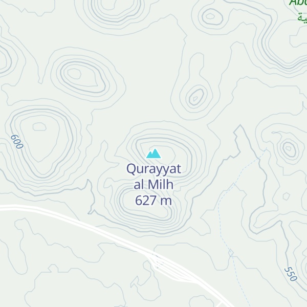 Map of Qurayyat al Milh
