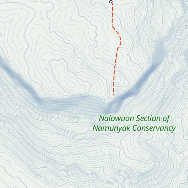 Map of Mount Ololokwe