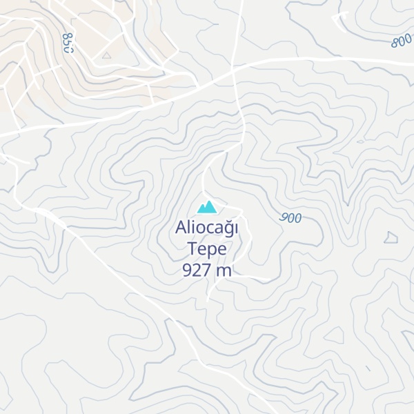 Map of Aliocağı Tepe