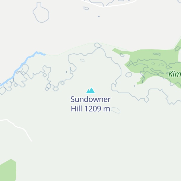Map of Sundowner Hill