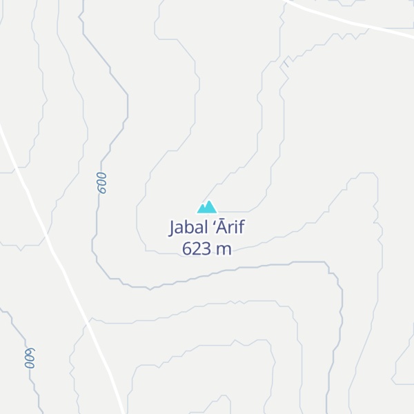 Map of Jabal ‘Ārif