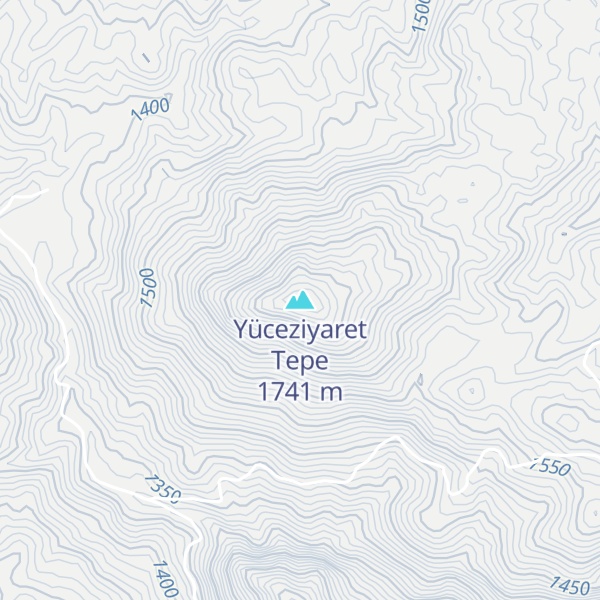 Map of Yüceziyaret Tepe