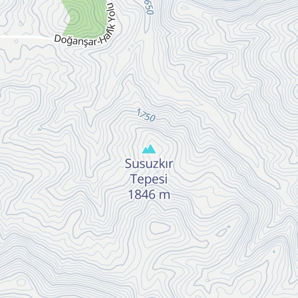 Map of Susuzkır Tepesi
