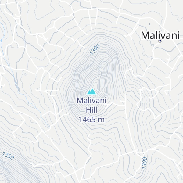 Map of Malivani Hill
