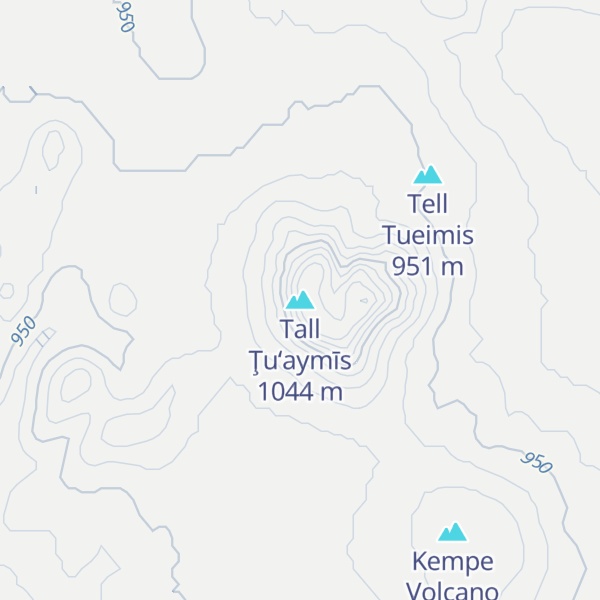 Map of Tall Ţu‘aymīs