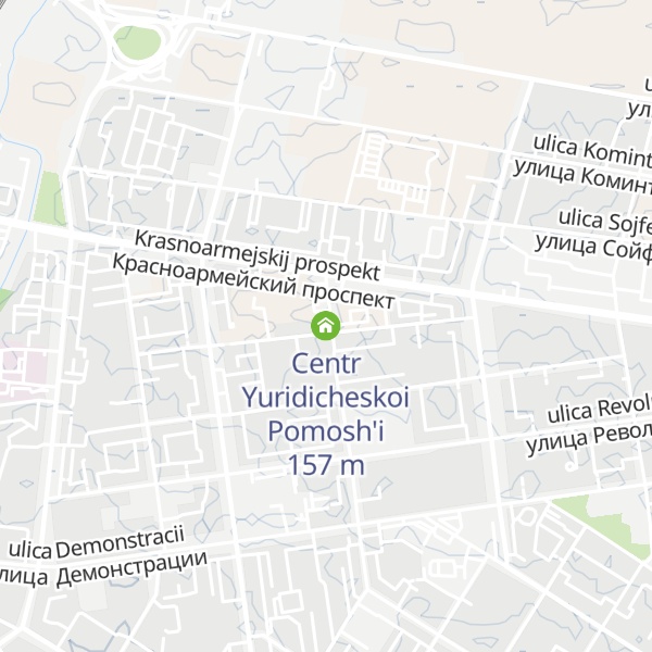 Map of Centr Yuridicheskoi Pomosh'i