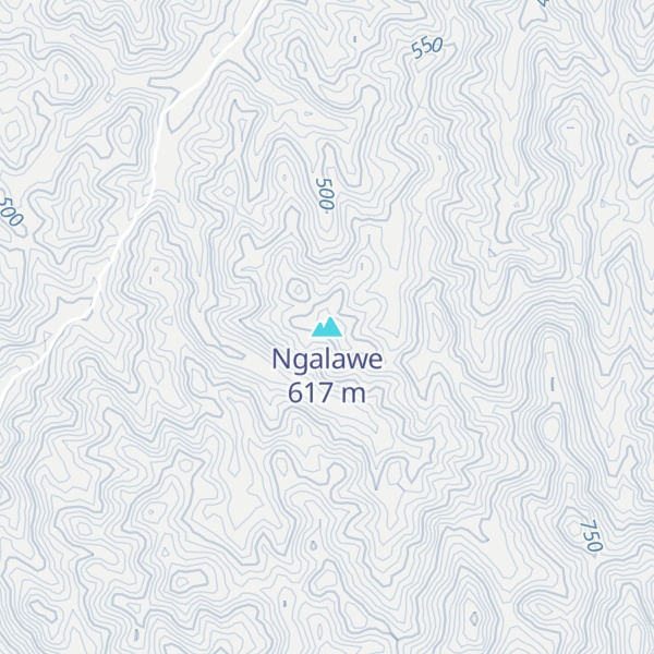 Map of Ngalawe