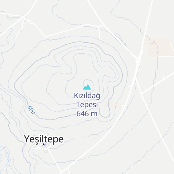 Map of Kızıldağ Tepesi