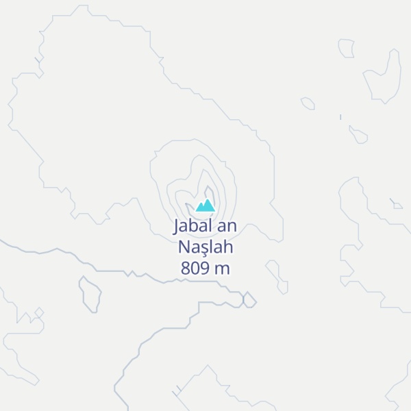 Map of Jabal an Naşlah