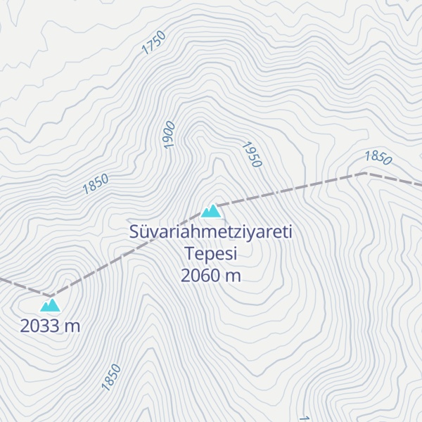 Map of Süvariahmetziyareti Tepesi