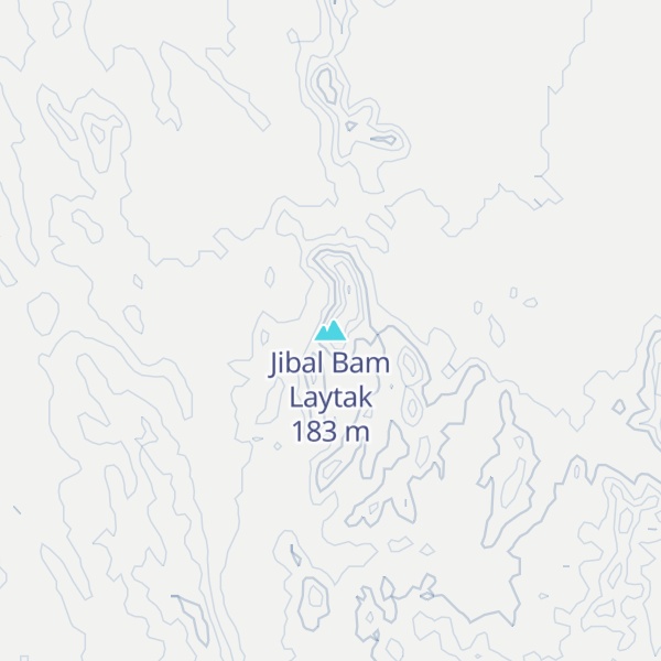Map of Jibal Bam Laytak