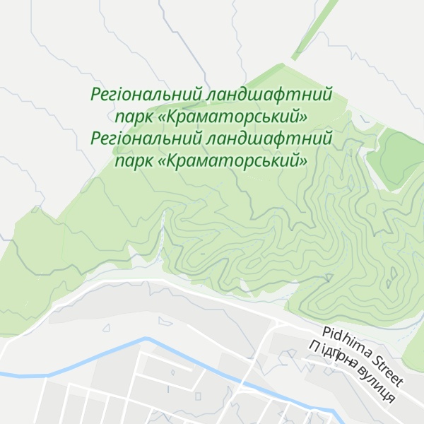 Map of Kush'ovata Gora