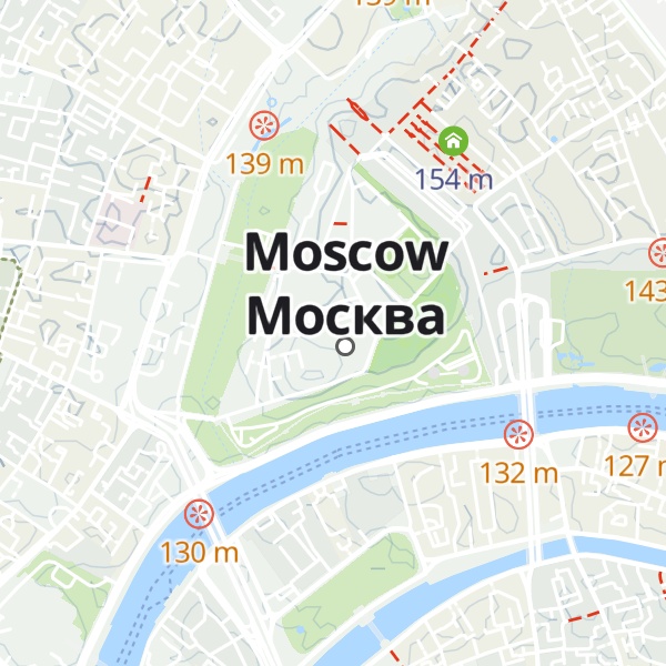 Map of Kremlin Hill