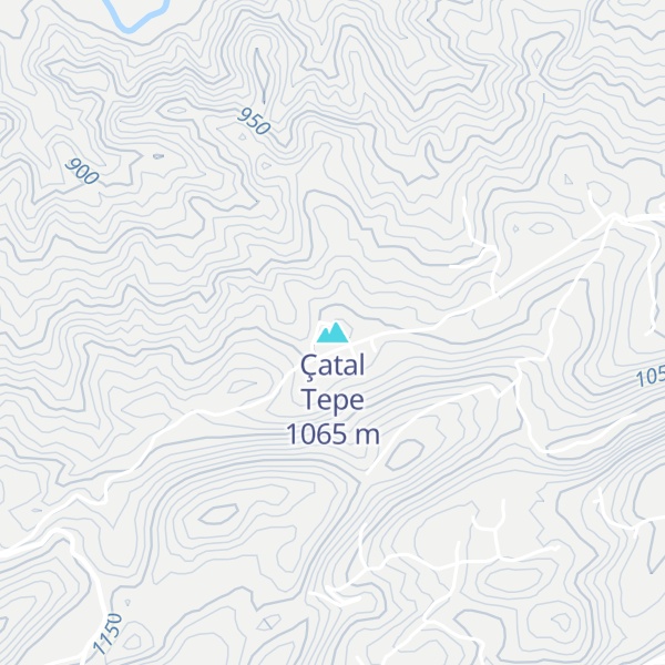 Map of Çatal Tepe
