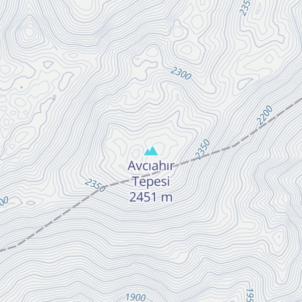 Map of Avcıahır Tepesi