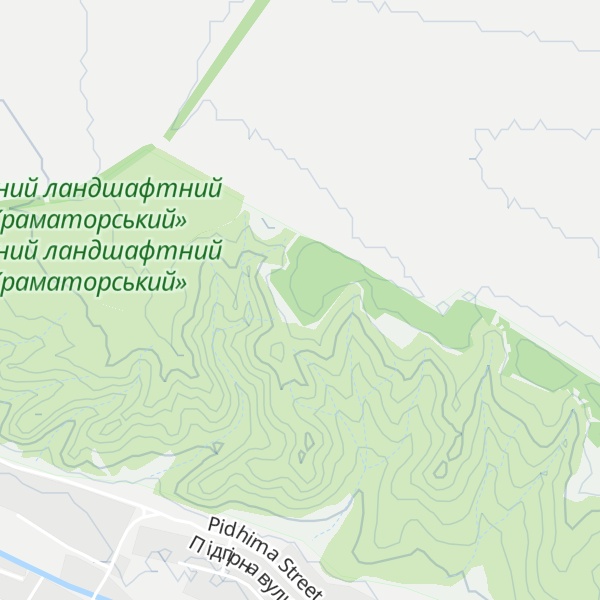 Map of Podviina Gora