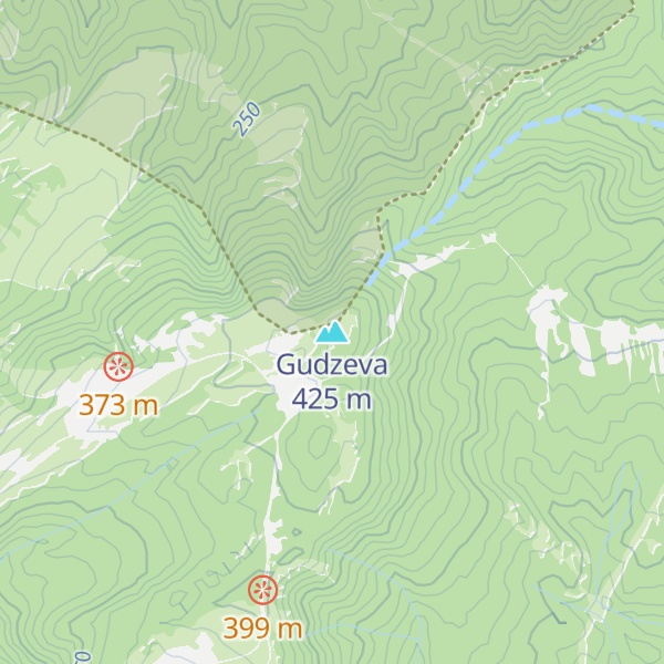 Map of Gudzeva