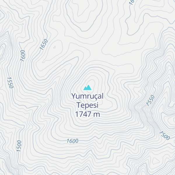 Map of Yumruçal Tepesi