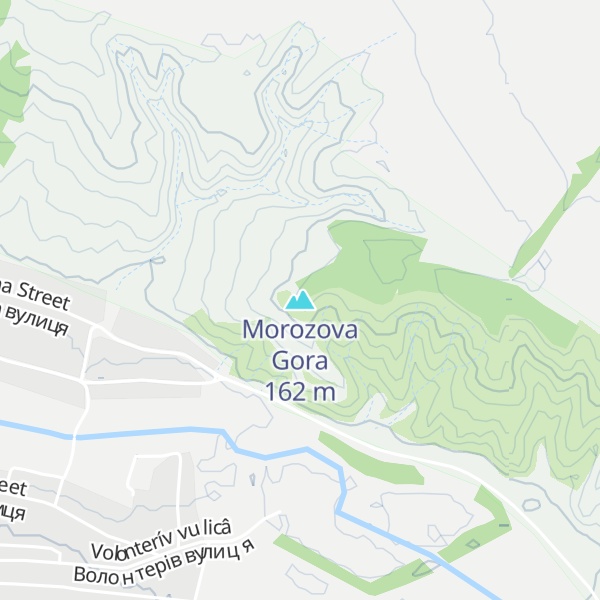 Map of Morozova Gora