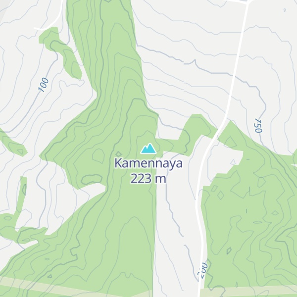 Map of Kamennaya