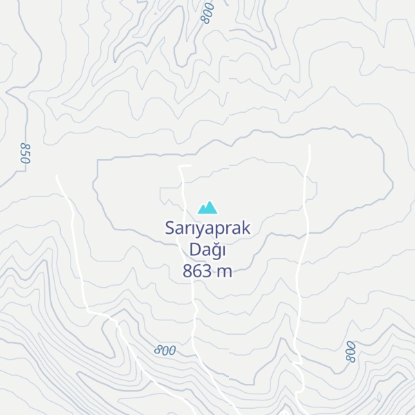 Map of Sarıyaprak Dağı