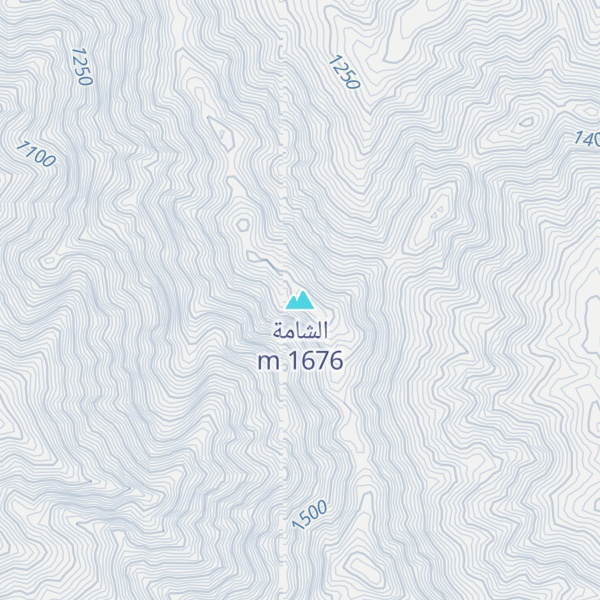 Map of الشامة