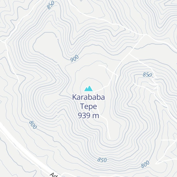 Map of Karababa Tepe