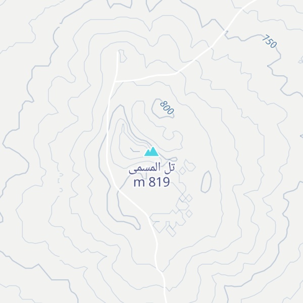 Map of تل المسمى