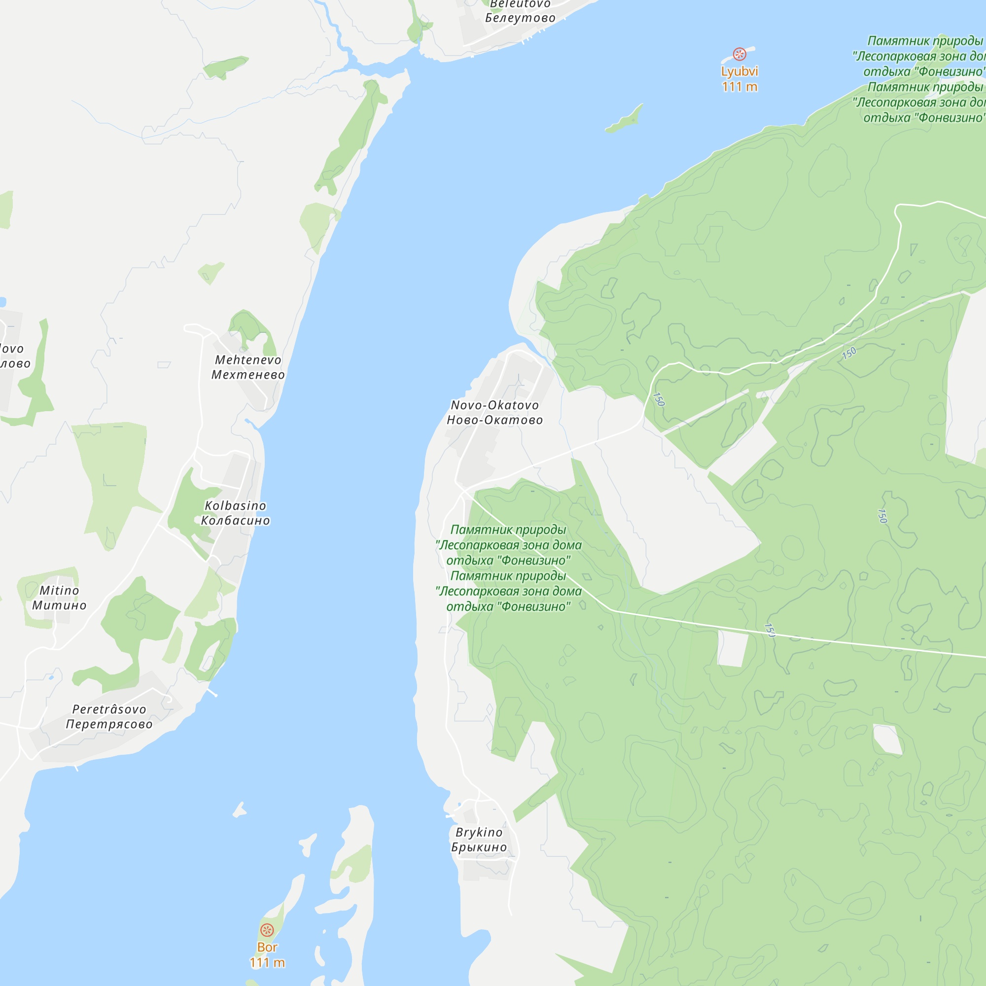 Lesnaya,13 map