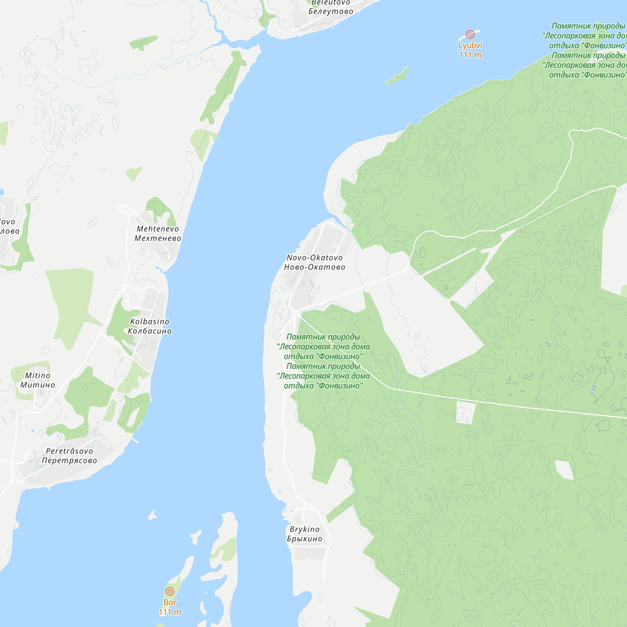 Lesnaya,13 map