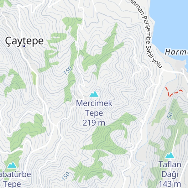Map of Mercimek Tepe