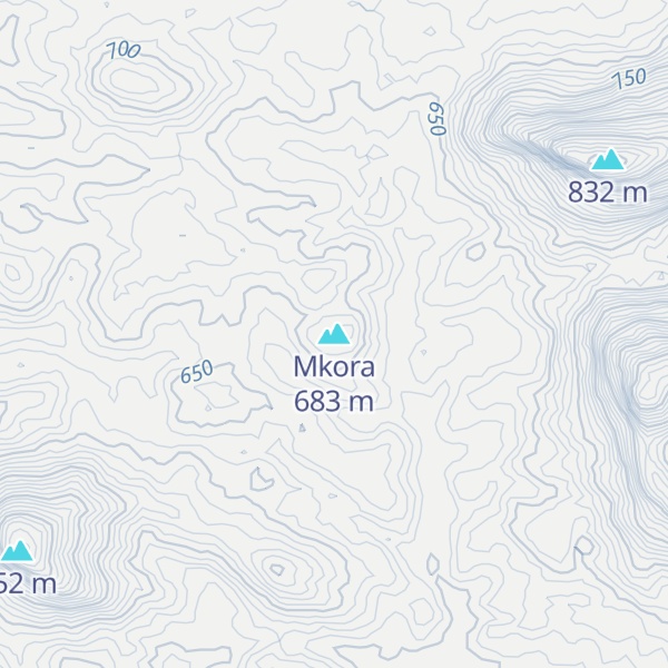 Map of Mkora