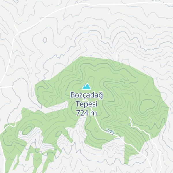 Map of Bozçadağ Tepesi