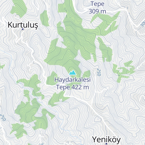 Map of Haydarkalesi Tepe
