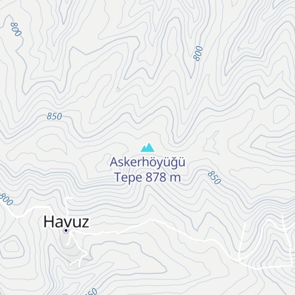 Map of Askerhöyüğü Tepe