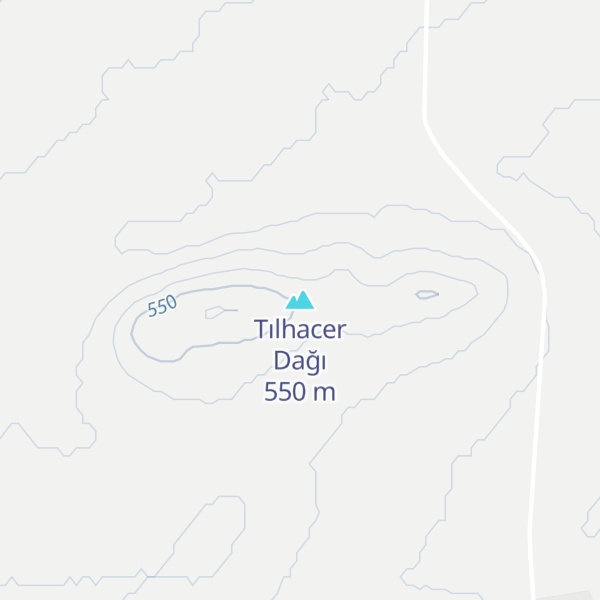 Map of Tılhacer Dağı