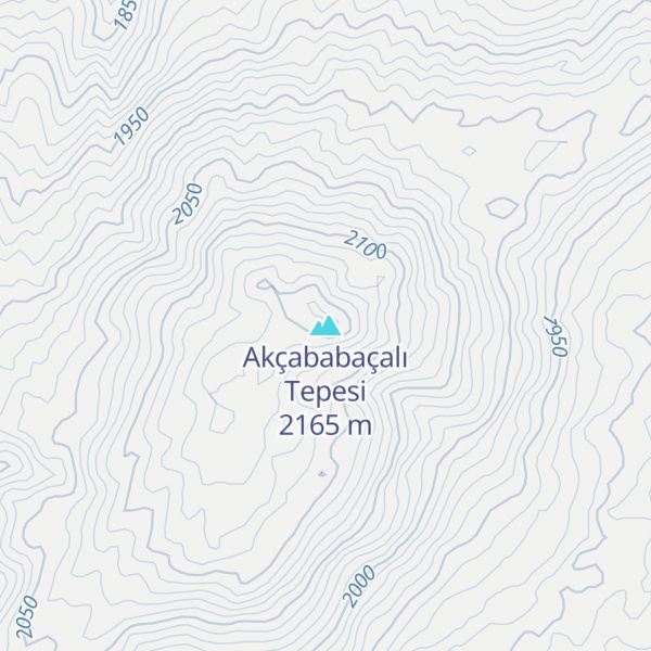 Map of Akçababaçalı Tepesi