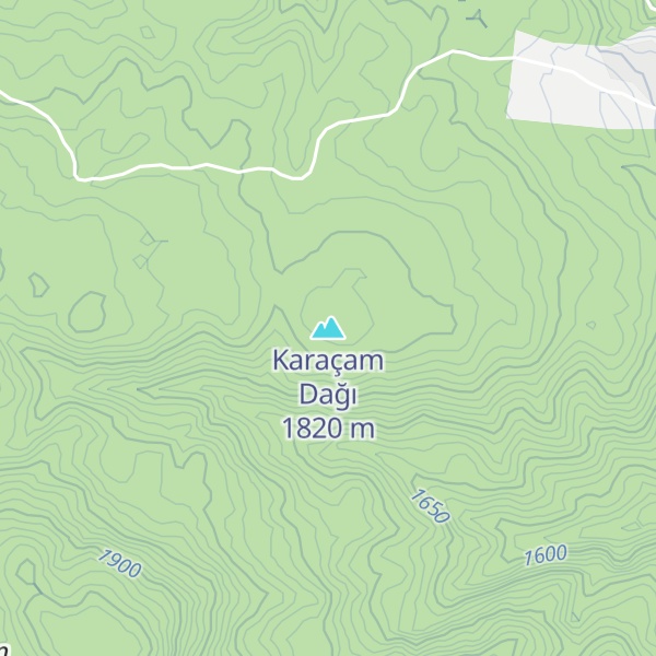 Map of Karaçam Dağı