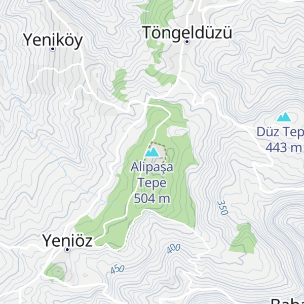 Map of Alipaşa Tepe