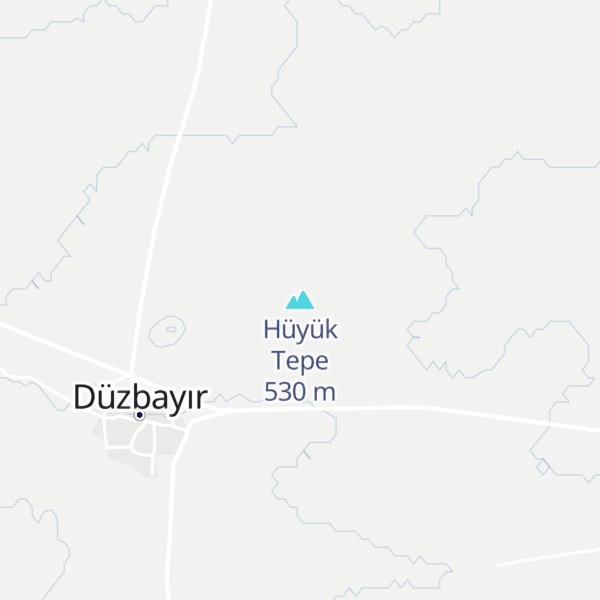 Map of Hüyük Tepe