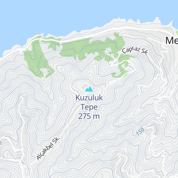 Map of Kuzuluk Tepe