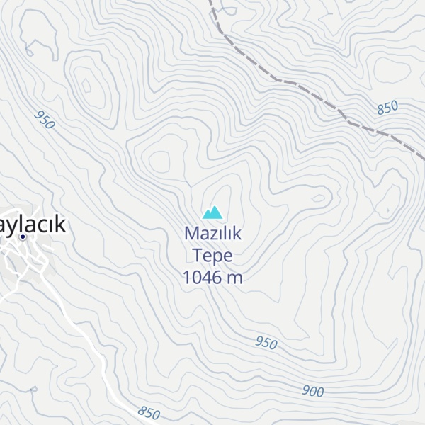 Map of Mazılık Tepe