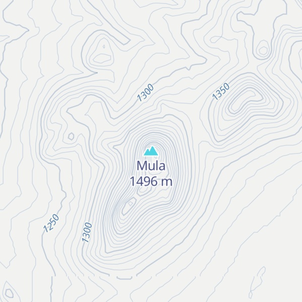 Map of Mula