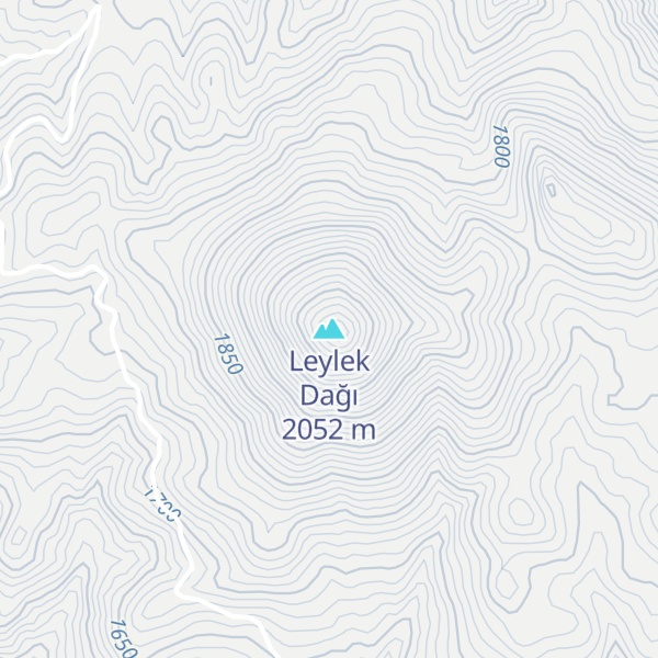 Map of Leylek Dağı