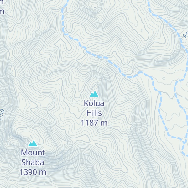 Map of Kolua Hills