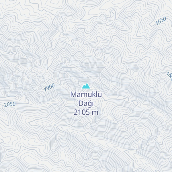 Map of Mamuklu Dağı